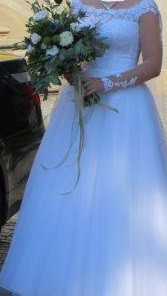 Piękna sukienka ślubna