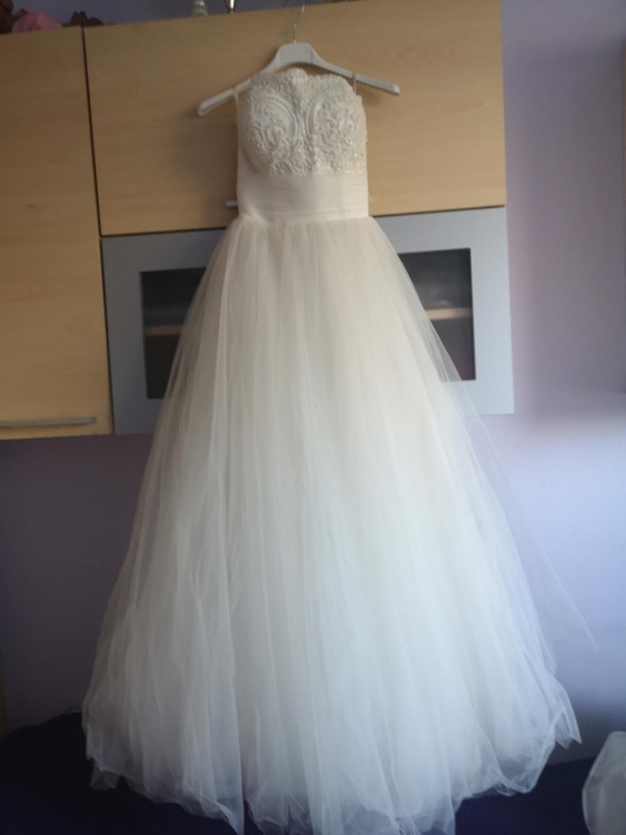 Suknia ślubna kolor ivory rozmiar 34