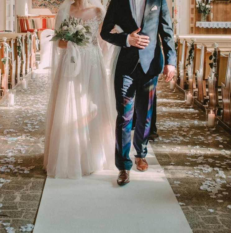 Romantyczna suknia ślubna Justyna Kodym