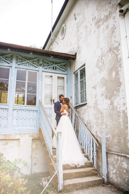 Zjawiskowa suknia ślubna Justina Aleksandra