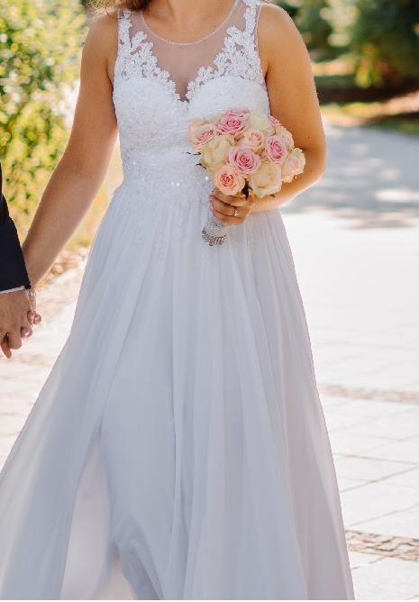 Biała suknia ślubna La Mariee