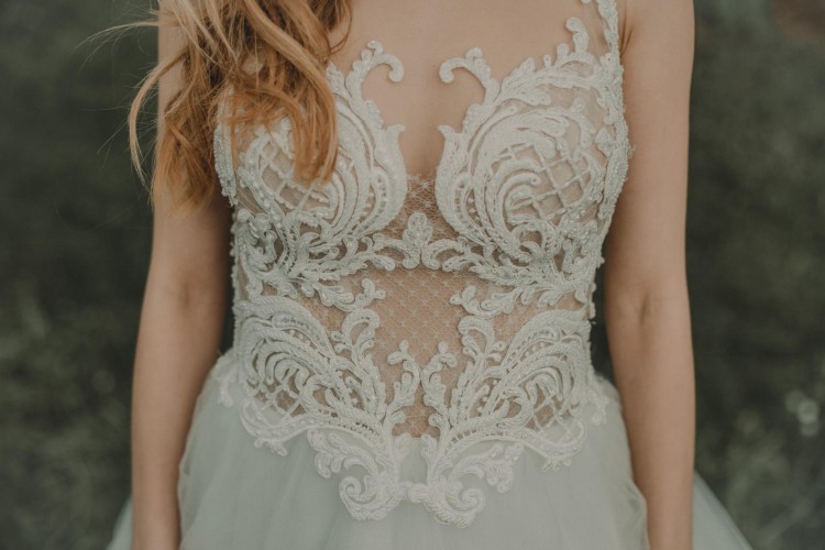 Suknia MS Moda ‘Fiorella’ rozmiar 34/36