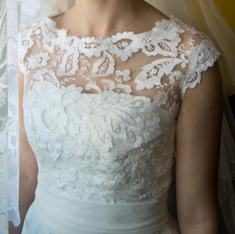 Suknia "Galina" + bolerko + welon + halka