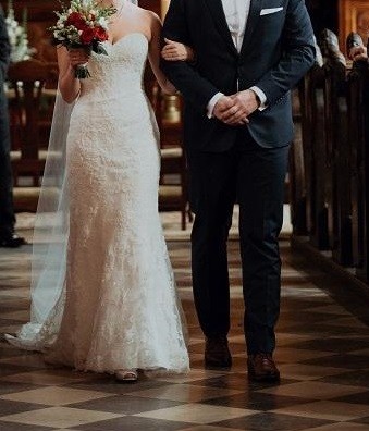 Ponadczasowa, elegancka suknia Maggie Sottero Chesney r.36