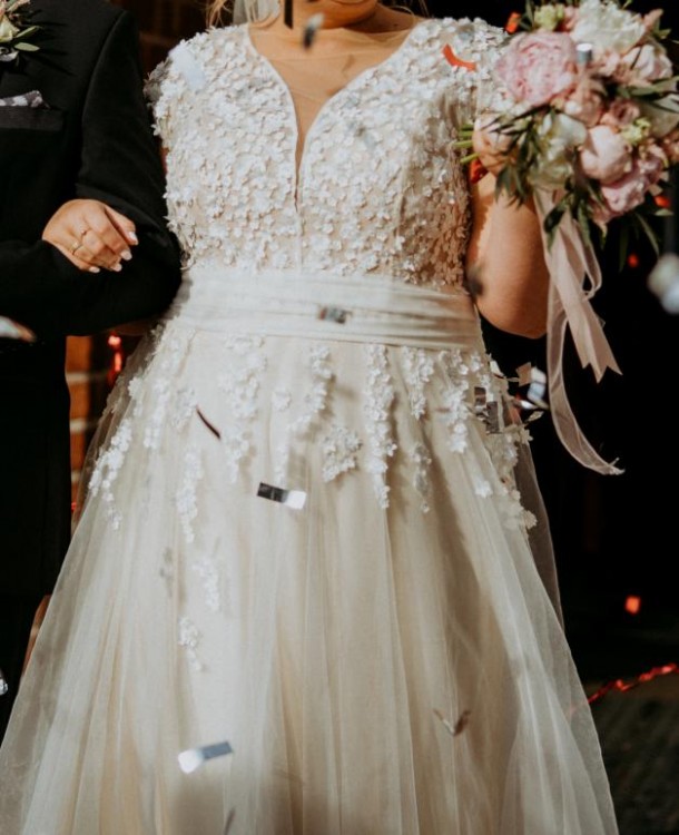 Suknia ślubna od Sylwii Kopczyńskiej r. 46-48