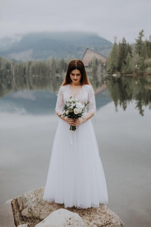 Suknia ślubna biała 36 inspirowana Sylwia Kopczyńska