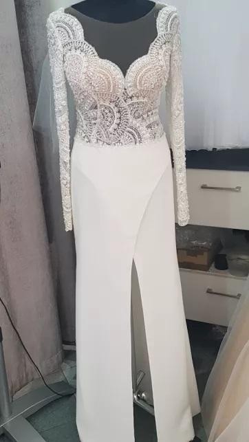 Odstąpię suknie ślubną kryształki r. 38/40