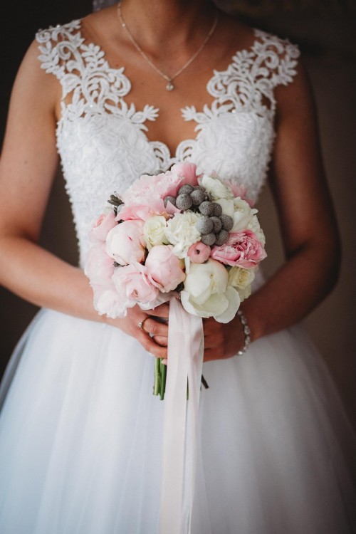 Suknia Mirra roz 36/38 biała