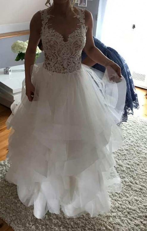 Suknia ślubna Sposabella 1854 rozmiar S, kolor ivory