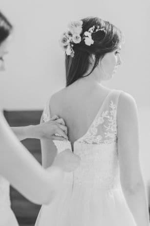 Suknia ślubna S/36 koronka