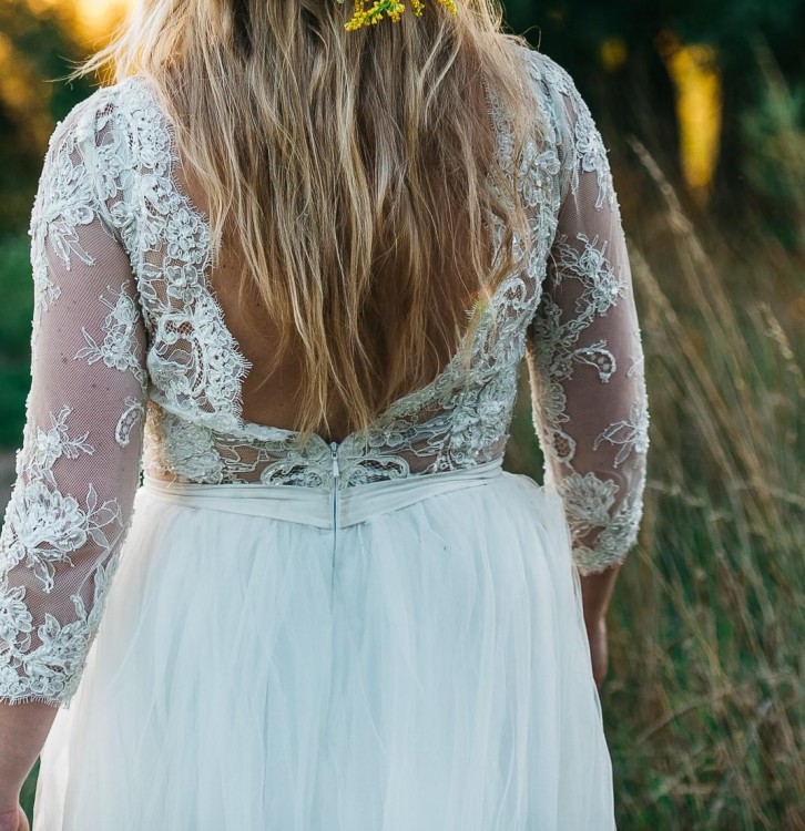 Jedwabna suknia - projekt - Sylwia Kopczyńska