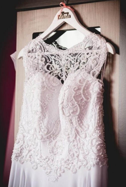 Piękna suknia ślubna + gratis welon i podwiązka