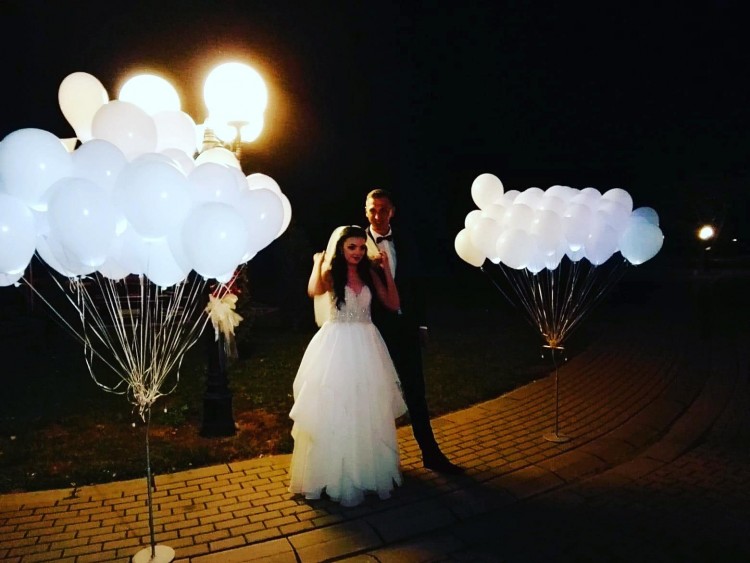 Suknia Gala model Albasari ivory