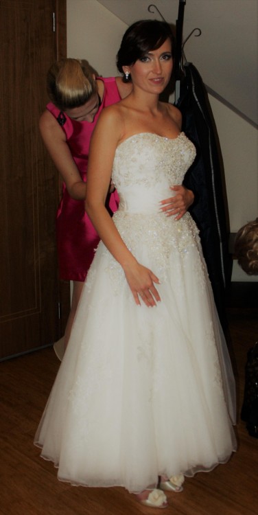 Urocza suknia ślubna Justin Alexander