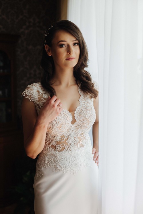 Suknia ślubna, koronkowa rybka | Kaledonia