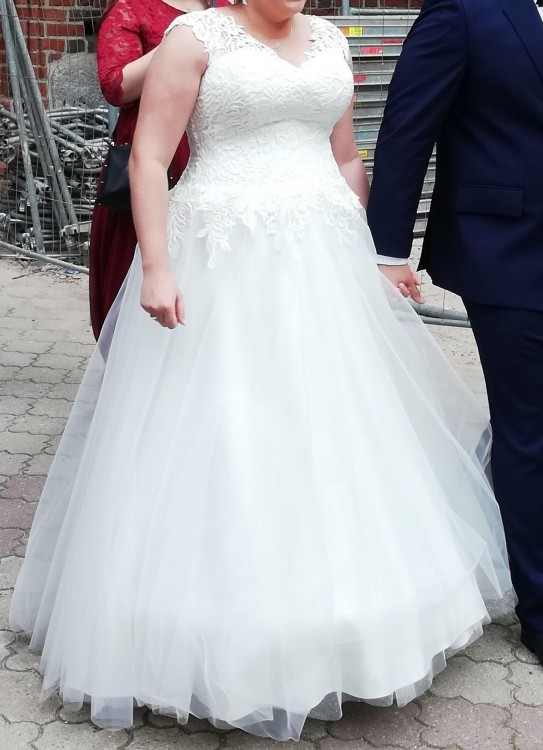Sprzedam! Suknia ślubna plus size z IDEO DESIGN roz.42-46