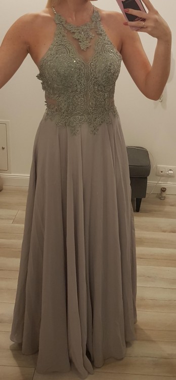 Suknia mercedes maxi na wesele/poprawiny