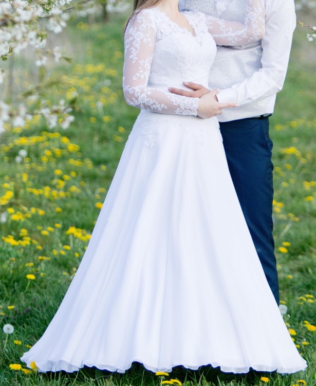 ZJAWISKOWA suknie ślubna! Koronka + muślin
