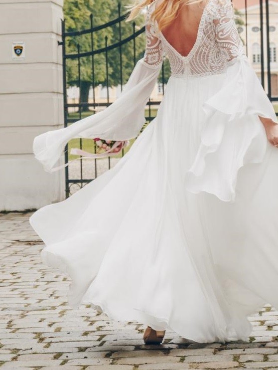 Suknia ślubna boho