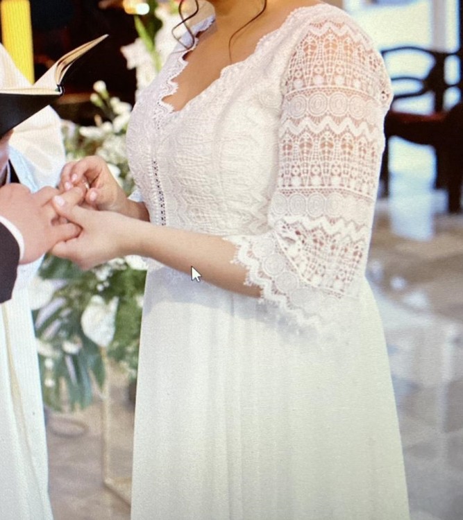 Suknia ślubna boho