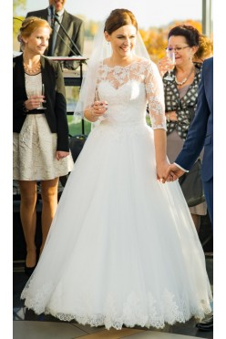 Suknia ślubna princess księżniczka koronka + bolerko + welon