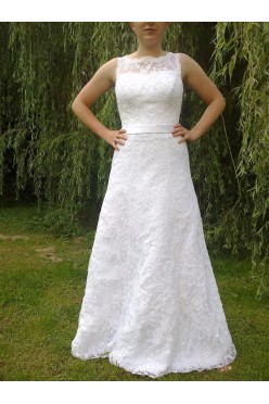 Koronkowa suknia ślubna Agnes 11275 rozmiar 38 piękna tanio