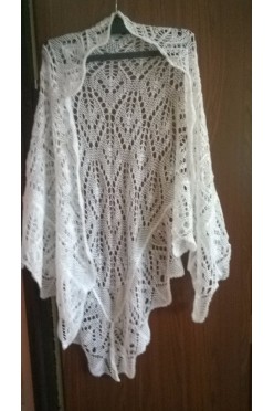 Wełniana narzutka/chusta