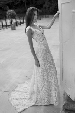 Suknia ślubna Simone + długi welon