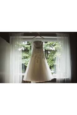 Suknia Ślubna - śmietankowa biel - Bella Sposa