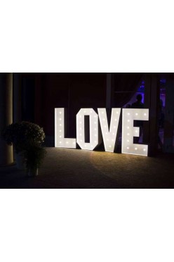 LITERY LOVE HIT 2016, ŚWIECĄCE duże 120cm !! WESELE ślub