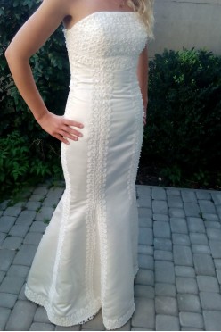 NOWA suknia ślubna syrena 36/38 ivory