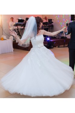 Piękna zwiewna suknia ślubna szuka nowej właścicielki:)