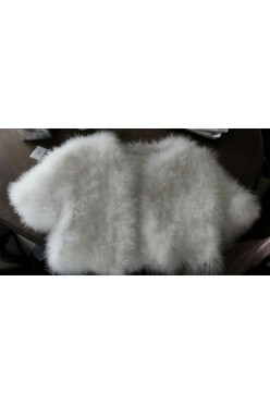 BOLERKO futerko ze strusich PIÓR - styl Glamour