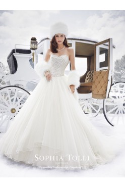 suknia ślubna marki Sophia Tolli model Y21506