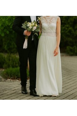 Suknia Ślubna Ecru/Ivory Boho