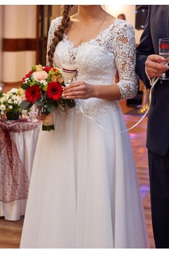 Romantyczna suknia ślubna + GRATISY