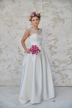 Suknia Ślubna Mystic Nocca Long Bolero K327 , rozmiar 38
