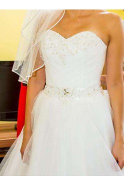 Suknia ślubna princesska Lynette- roz.36 jak nowa
