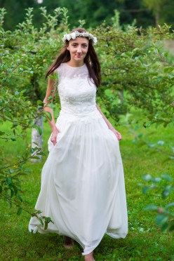 Delikatna suknia ślubna Regina by OLA LA r. 36-38