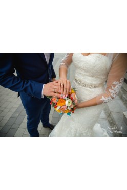 Suknia ślubna syrena Famosa rozmiar S/M