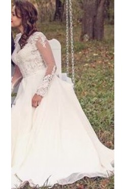 Suknia Piwone+Opaska biżuteryjna i welon GRATIS!