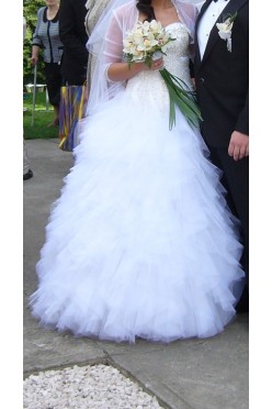 Suknia Ślubna kryształki Swarovskiego