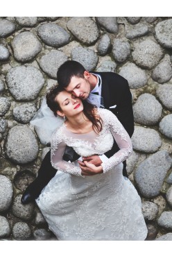 Koronkowa suknia ślubna rozmiar 36/38