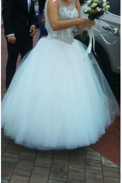 Suknia Princessa rozm. 38 kryształki