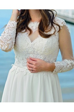 Suknia rustykalna, koronka + muślin, GALA/ Piwone