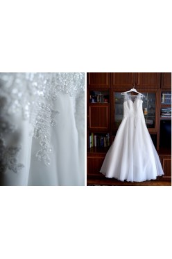 Suknia ślubna Agnes 14190 r.38 ivory