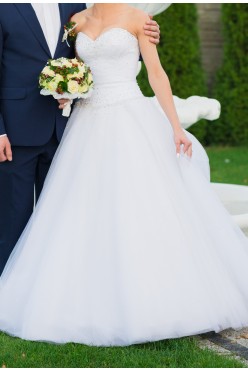 Piękna suknia sincerity birdal 3621 rozmiar 34/36
