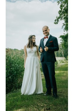 PRZEPIĘKNA SUKNIA ŚLUBNA 2017