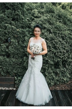 Suknia projektu Sophii Tolli (y11572, ivory, rozm. 8)