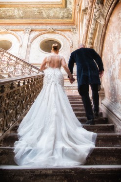 Suknia ślubna Mori lee z Nowego Jorku, Swarovski